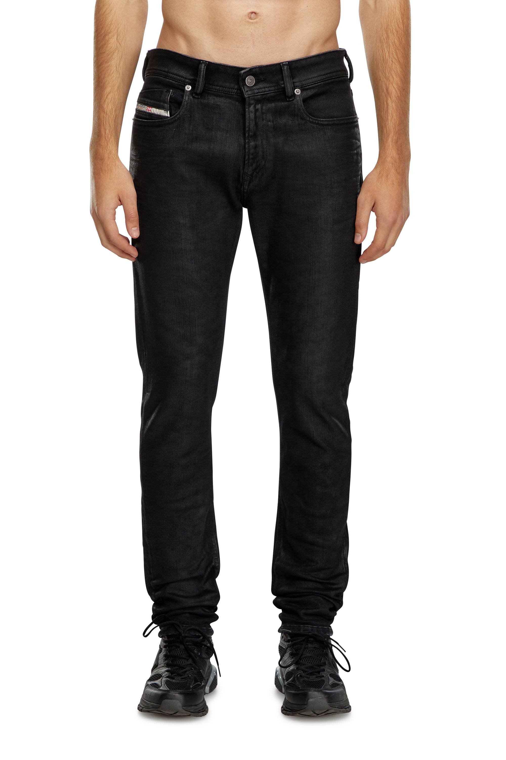 Diesel - Man Skinny Jeans 1979 Sleenker 09J30, Black/Dark grey - Image 2