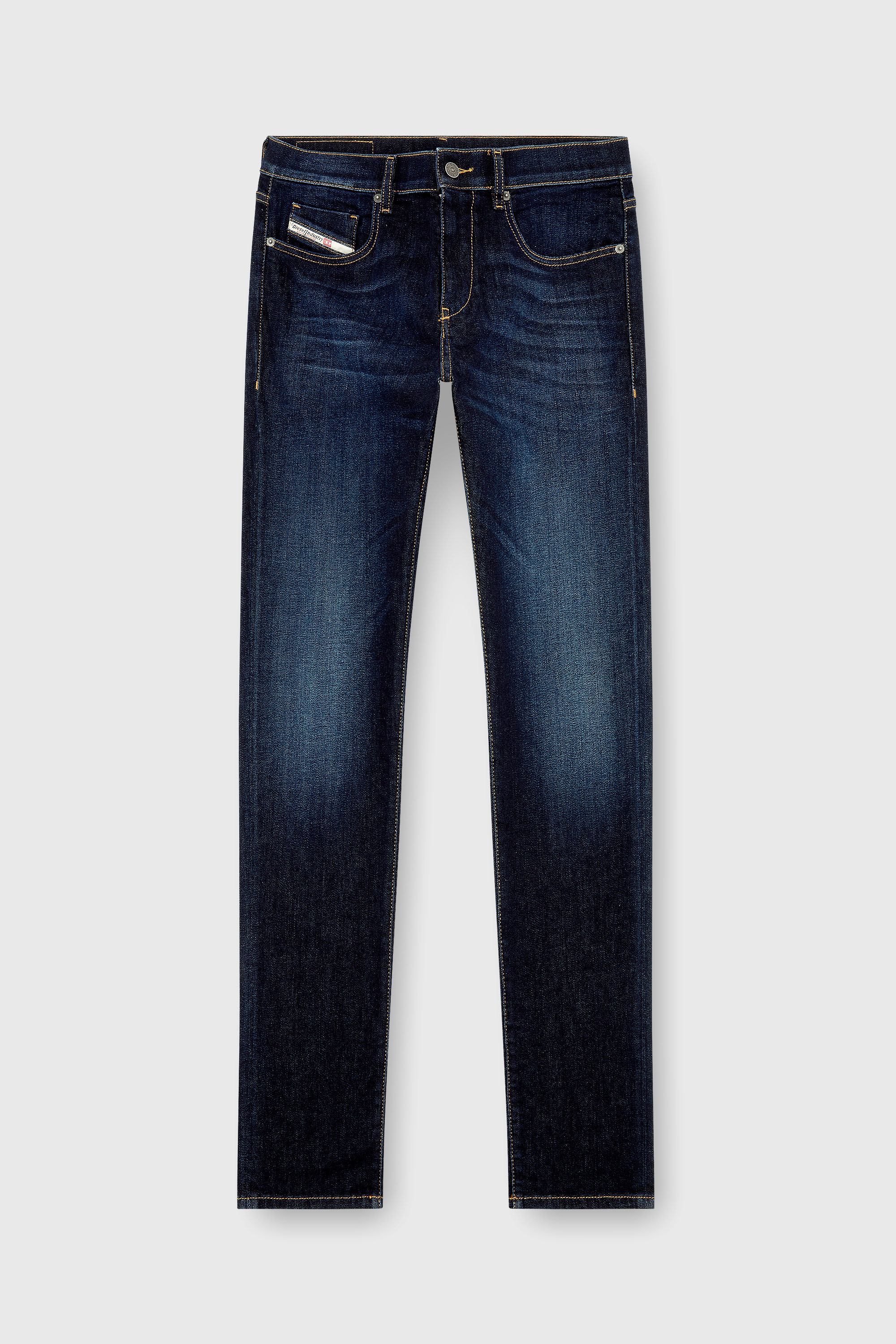 Diesel - Man's Slim Jeans 2019 D-Strukt 009ZS, Dark Blue - 2