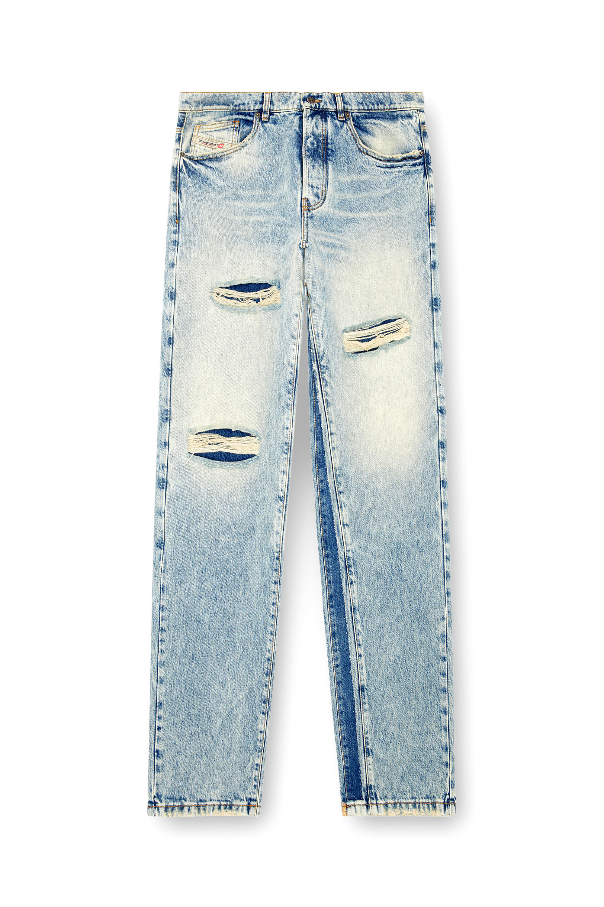 Diesel - Man's Straight Jeans D-Fire 0AJEN, Light Blue - 5