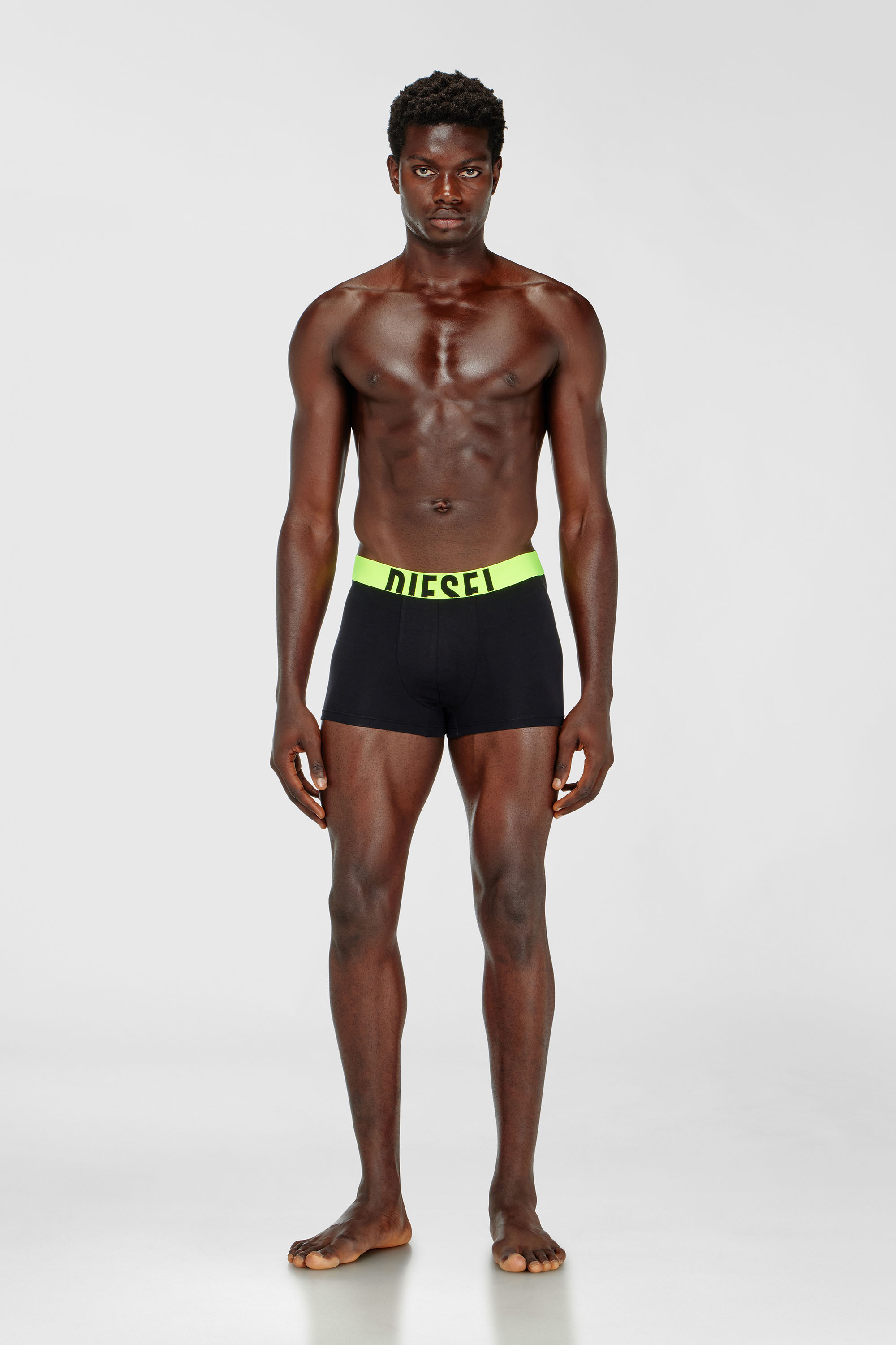 Diesel - DAMIEN-D-POP-3PACK-40, Man's Three-pack boxer briefs in stretch cotton in Multicolor/Black - 2