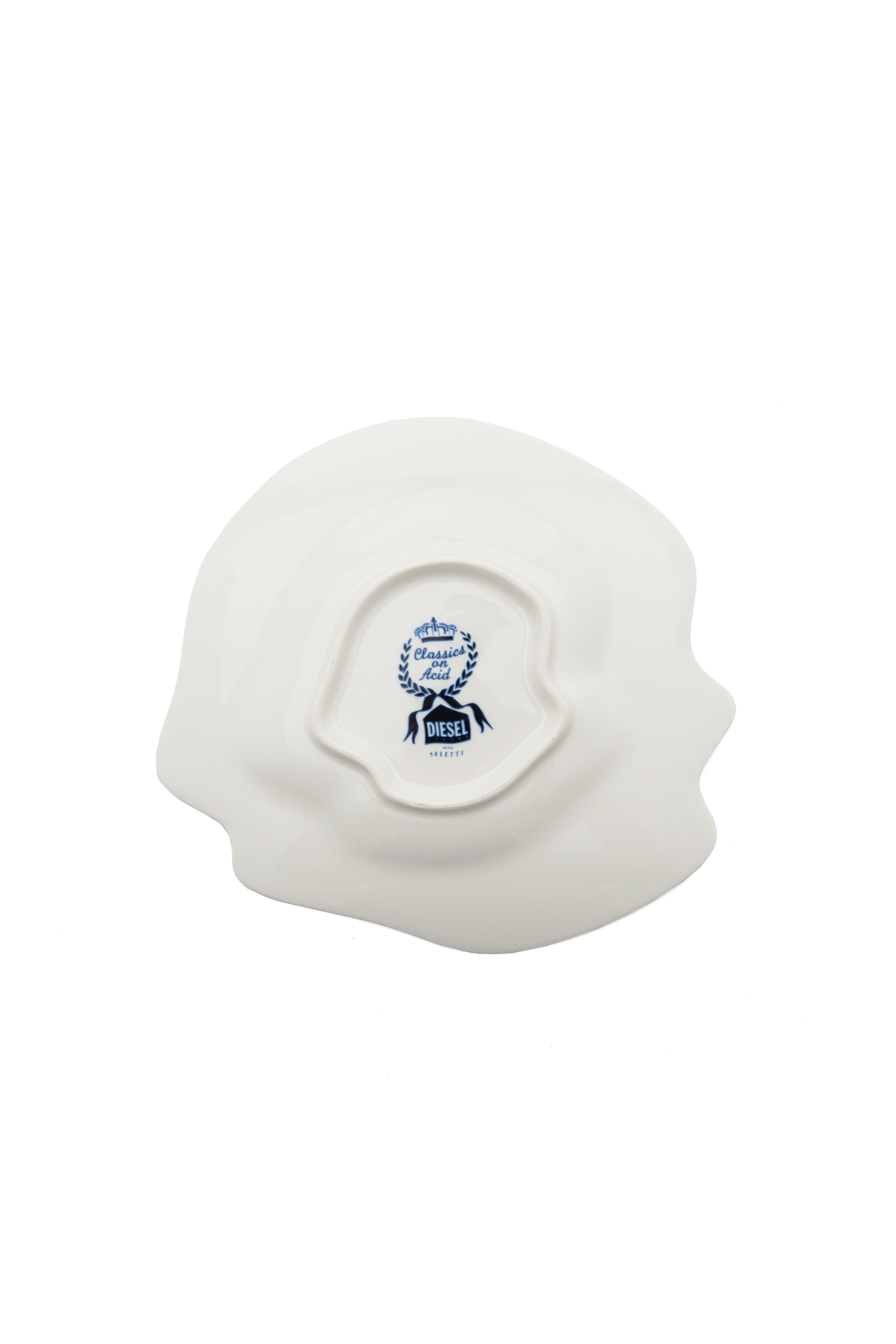 Diesel - 11231 DESSERT PLATE INPORCELAIN"CLASSIC, Unisex's Porcelain dessert plate in White/Blue - 2